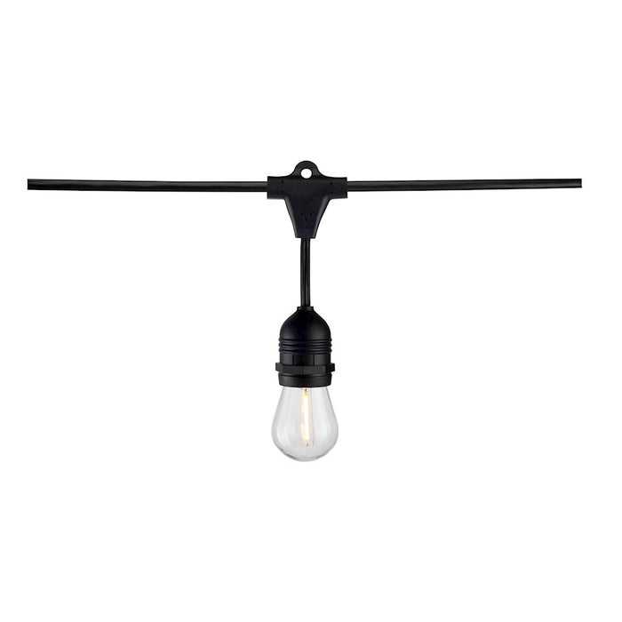 Nuvo Lighting 60' Commercial LED String Light, 24-S14 Bulb 2200K/120V