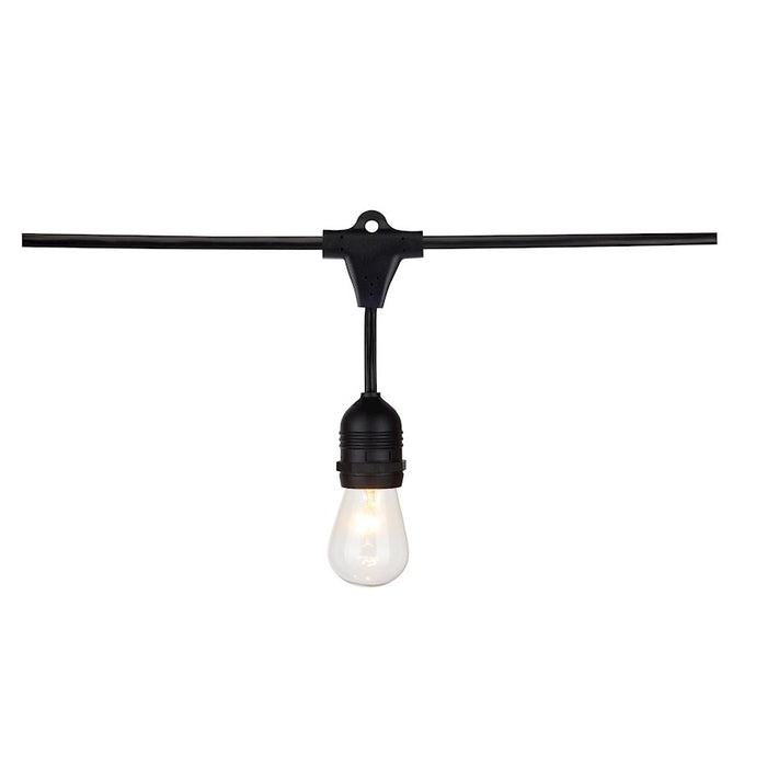 Nuvo Lighting 24' Incandescent String Light, 12-S14 Bulb/120V