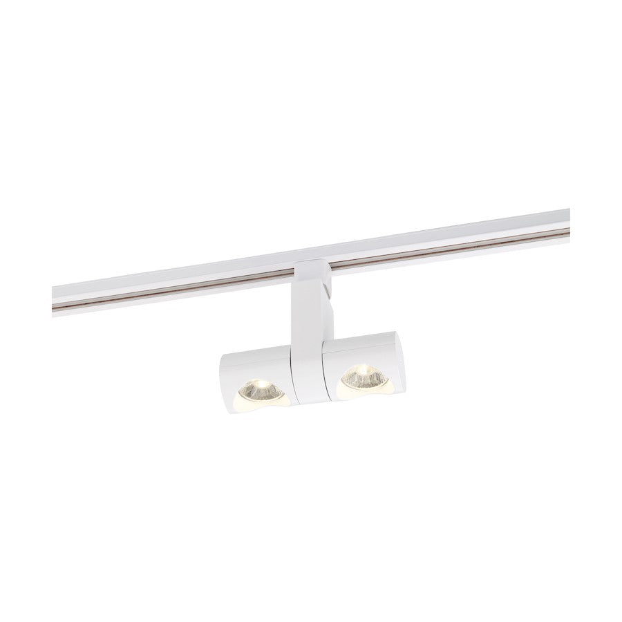 Nuvo Lighting LED 24W Track Head Dual Pipe White 36° Beam Angle - TH483