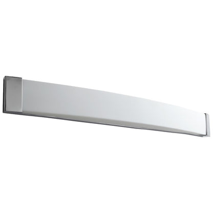 Oxygen Lighting Apollo 2 Light Vanity, Polished Chrome/Matte White - 2-5106-14