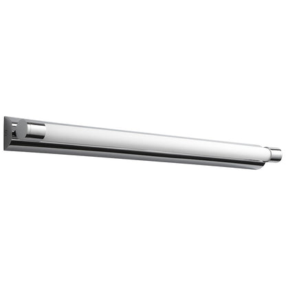 Oxygen Lighting Skyline 36" 1 Light Sconce, Polished Chrome/White - 2-5132-14