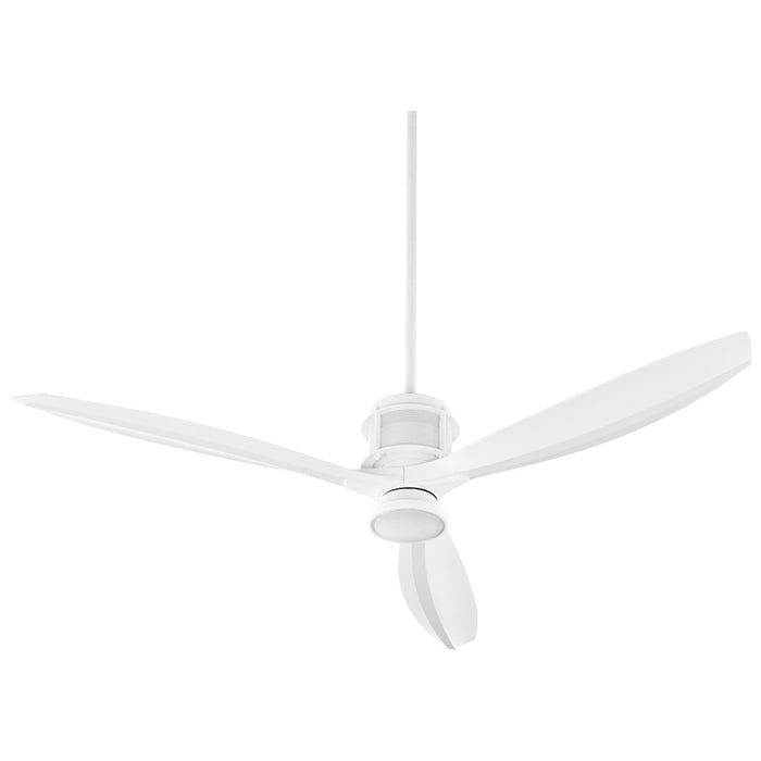 Oxygen Lighting Propel 1 Indoor Fan, White/White, LED, No Light Kit - 3-106-6