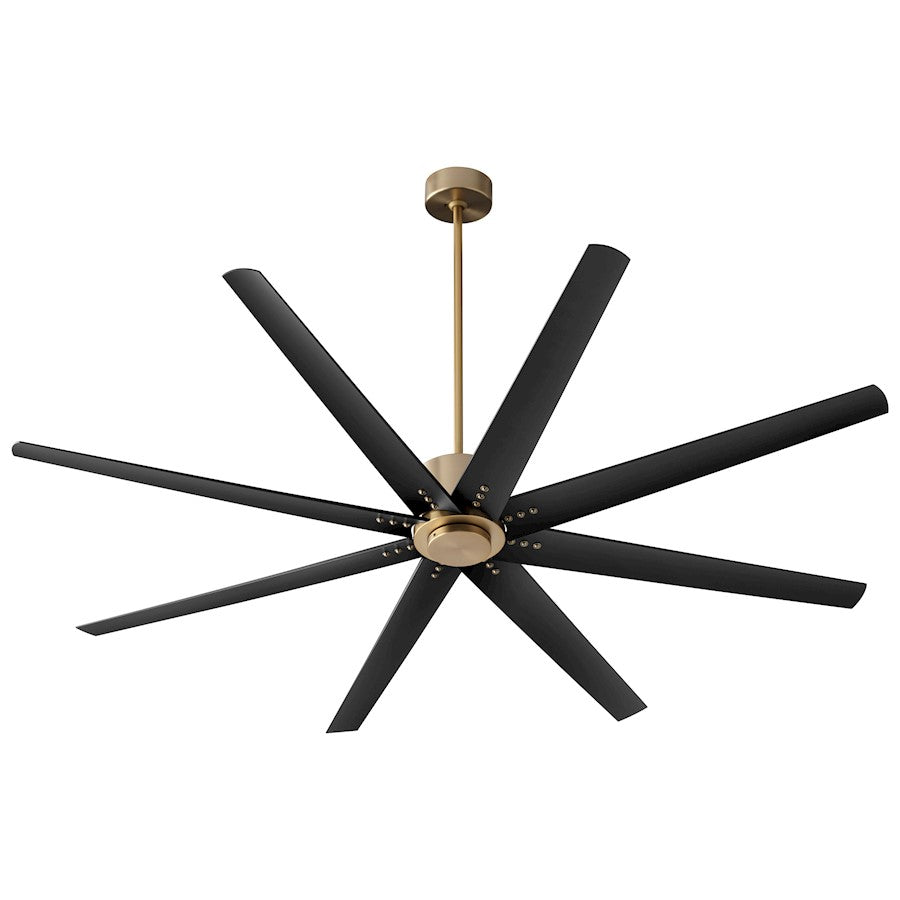 Oxygen Lighting Fleet Ceiling Fan, Aged Brass - 3-108-40