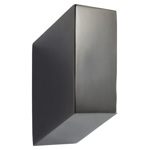 Oxygen Lighting Uno 1 Light Sconce, Gunmetal/Frosted Glass - 3-500-18