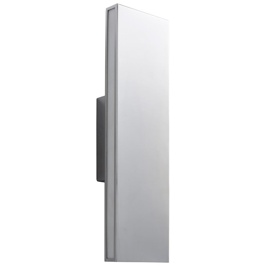 Oxygen Lighting Profile 2 Light Sconce, Polished Chrome/Matte White - 3-517-14