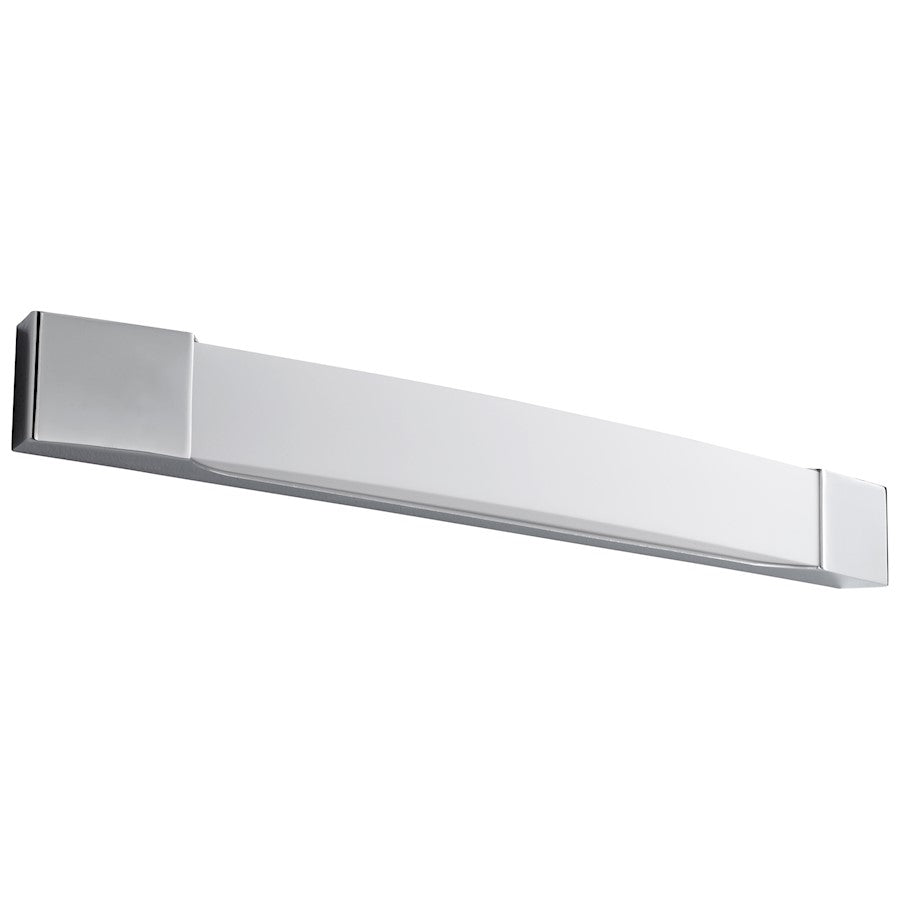 Oxygen Lighting Apollo 2 Light Vanity, 9W, Polished Chrome/White - 3-524-14