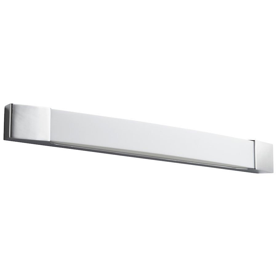 Oxygen Lighting Apollo 2 Light Vanity, 11W, Polished Chrome/White - 3-525-14