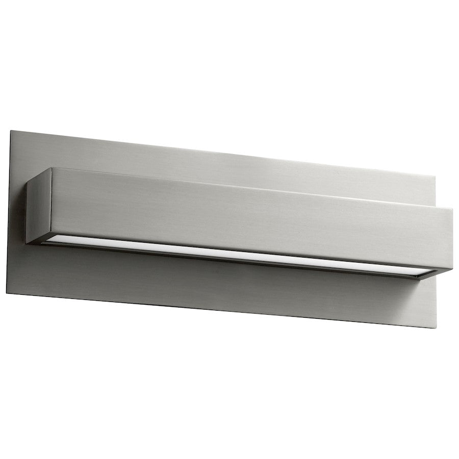 Oxygen Lighting Alcor 1 Light Sconce, Satin Nickel/Matte White - 3-532-24