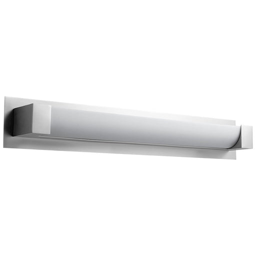 Oxygen Lighting Balance 24.8" 1 Light LED Sconce, Satin Nickel/White - 3-547-24
