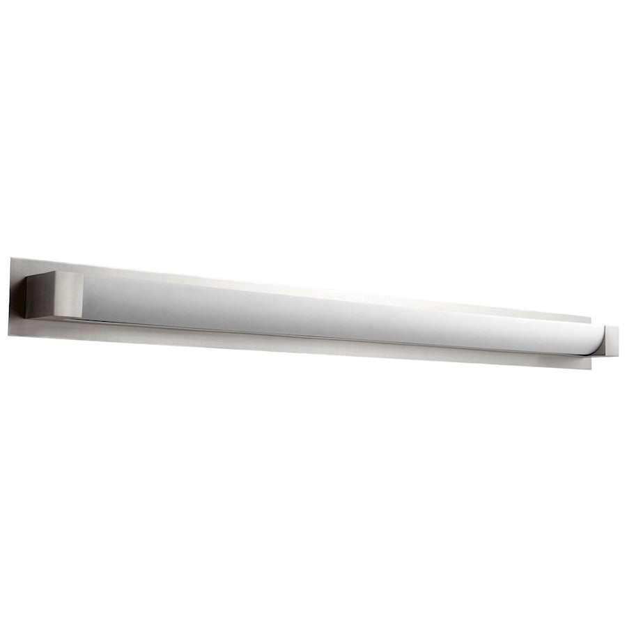 Oxygen Lighting Balance 52.8" 2 Light Vanity, Sat Nickel/White - 3-549-24-BP424