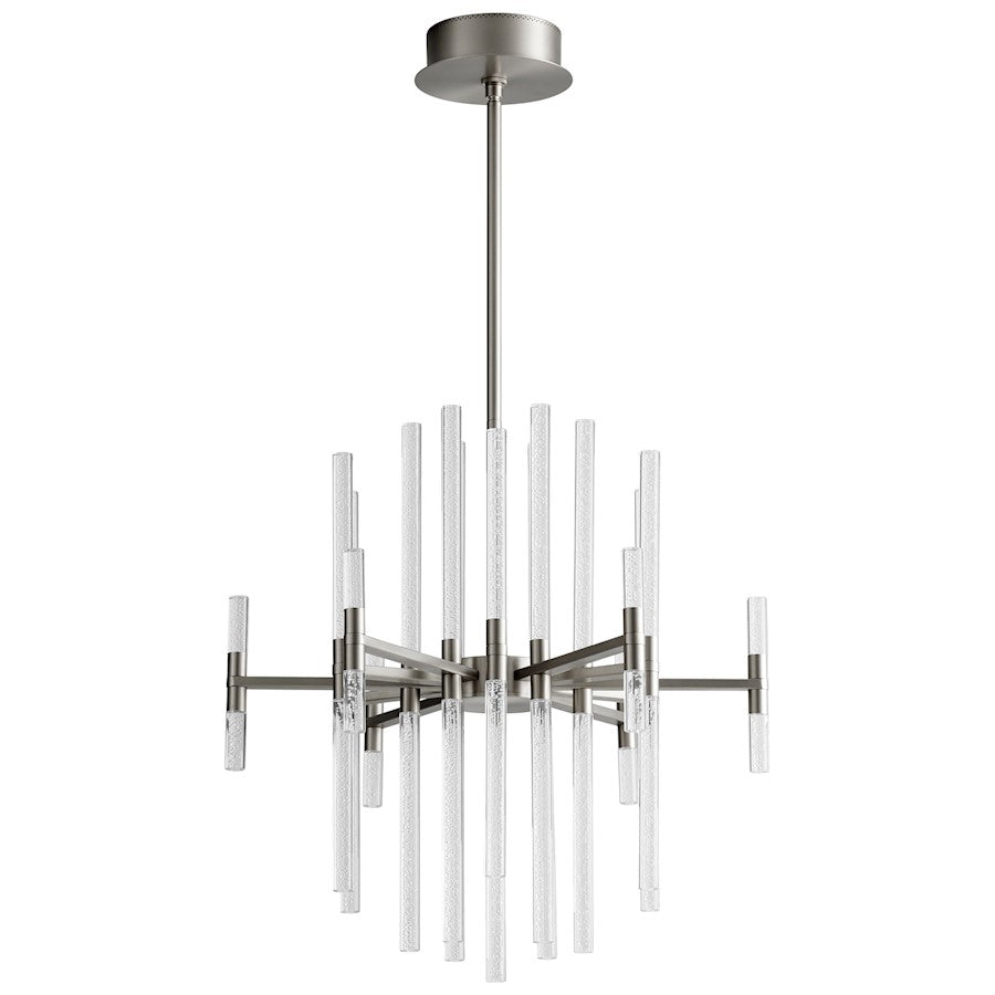 Oxygen Lighting Miro 37 Light LED Ceiling Mount, Satin Nickel - 3-605-24