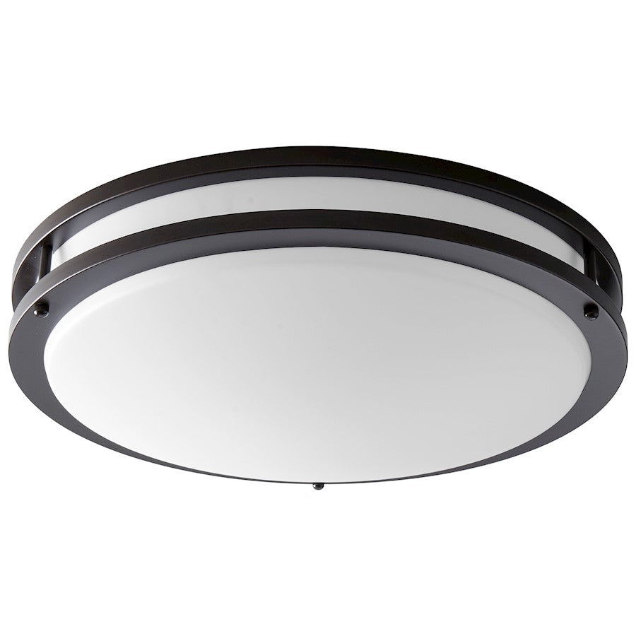 Oxygen Lighting Oracle 1 Light Ceiling Mount, 9.1W, Bronze/White - 3-619-22