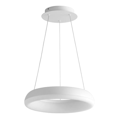 Oxygen Lighting Roswell 16" 1 Light Pendant, White/Matte White - 3-62-6