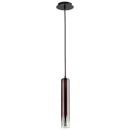 Oxygen Lighting Galaxy 1 Light Pendant, Gunmetal/Coffee Ombre - 3-634-2018