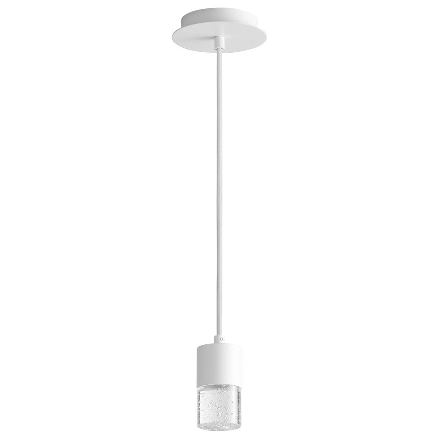 Oxygen Lighting Spirit 1 Light 5" Pendant, White - 3-68-6