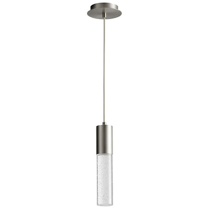 Oxygen Lighting Spirit 1 Light Pendant, Satin Nickel - 3-69-24