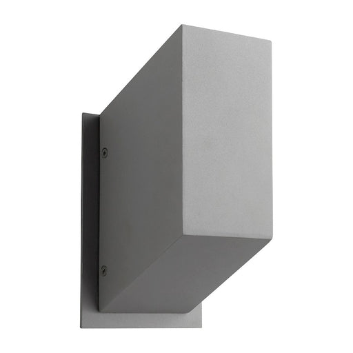 Oxygen Lighting Uno 1 Light Exterior Wall Sconce, Grey/White - 3-700-16