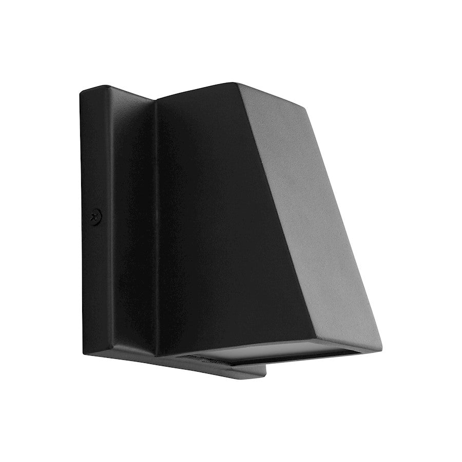 Oxygen Lighting Titan 1 Light LED Exterior Wall Sconce, Black - 3-708-15