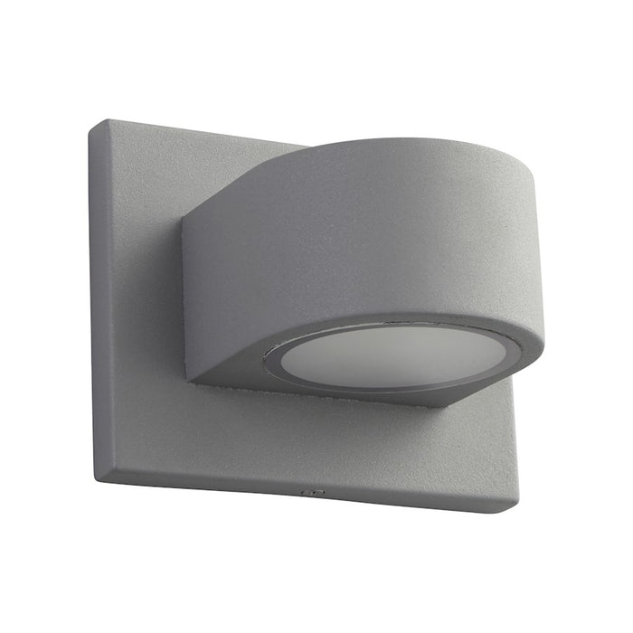 Oxygen Lighting Eris 2 Light Exterior Wall Sconce, Grey/Frosted Glass - 3-721-16