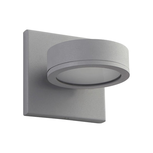 Oxygen Lighting Ceres 1 Light Exterior Sconce, Grey/Frosted Glass - 3-726-16