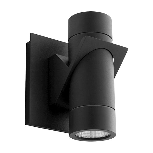 Oxygen Lighting Razzo 2 Light LED Exterior Wall Sconce, Black/Clear - 3-746-15