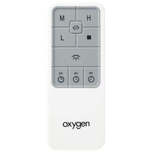 Oxygen Lighting Oslo Remote Light Indoor Fan Accessory, White - 3-8-1000-0