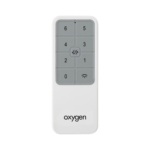 Oxygen Lighting Fan DC Motor Remote, White - 3-8-2000-0