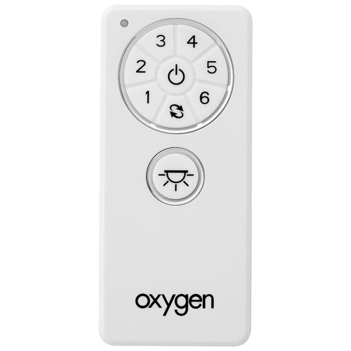 Oxygen Lighting Fan Propel Remote, White - 3-8-3000
