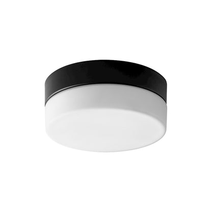 Oxygen Lighting Zuri 1 Light Ceiling Mount, Black/Matte White - 32-630-15