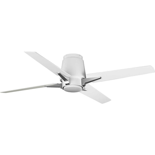 Progress Lighting Lindale 52" 4-Blade Satin White Ceiling Fan - P250028-028