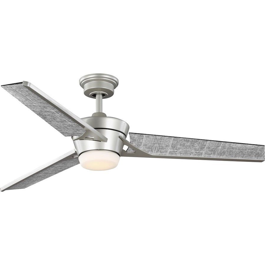 Progress Lighting Kasota 56" 3-Bd In/Out LED Ceiling Fan, CH/NK - P250072-152-30