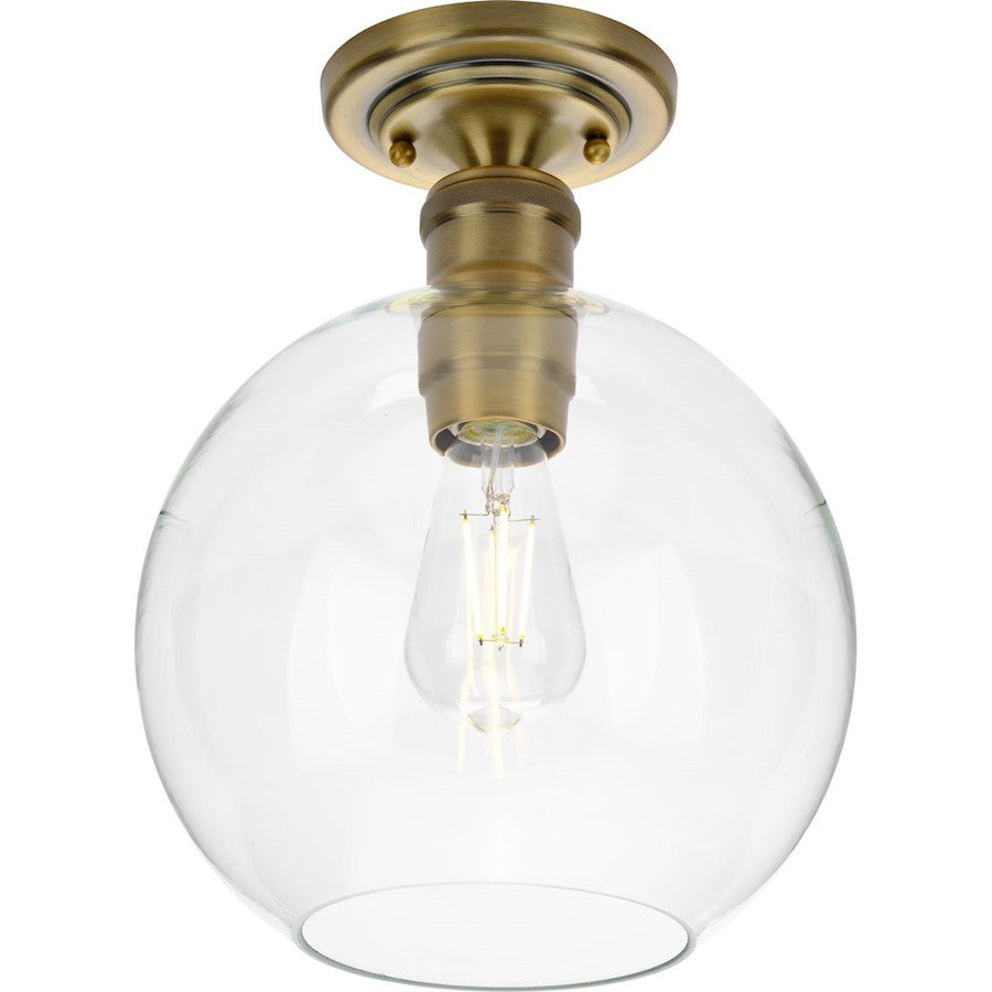 Progress Lighting Hansford 1 Light VBS/Clear Farmhouse Flush - P350046-163