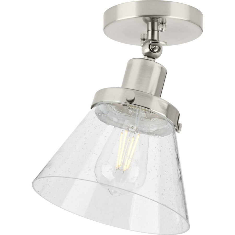 Progress Lighting Hinton 1 Light Flush Light, Brushed Nickel - P350198-009