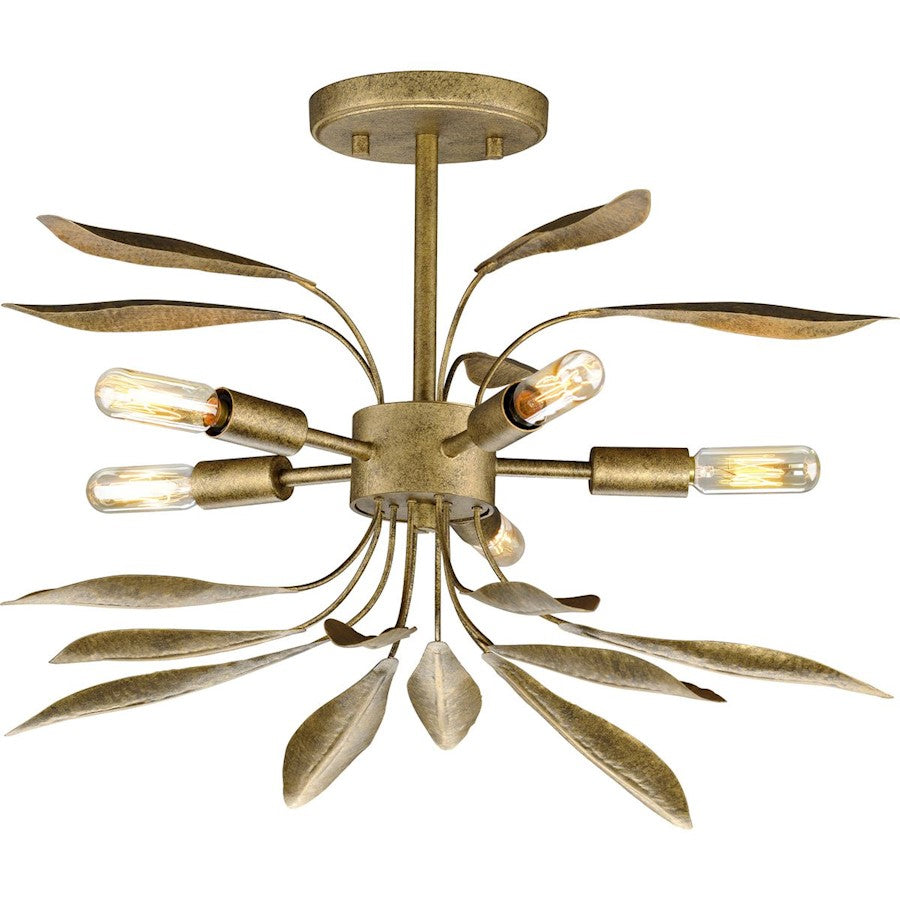 Progress Lighting Mariposa 5 Light Luxe Hanging Pendant, Gold - P350210-168