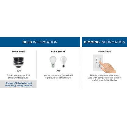 Progress Lighting Silva 2-Light 14" Flush Mount