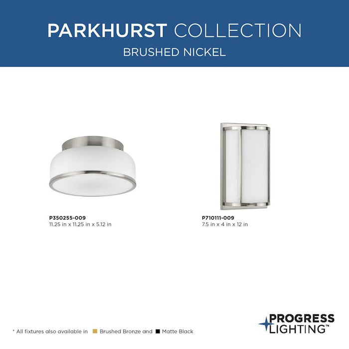 Progress Lighting Parkhurst 2-Light 11" Flush Mount