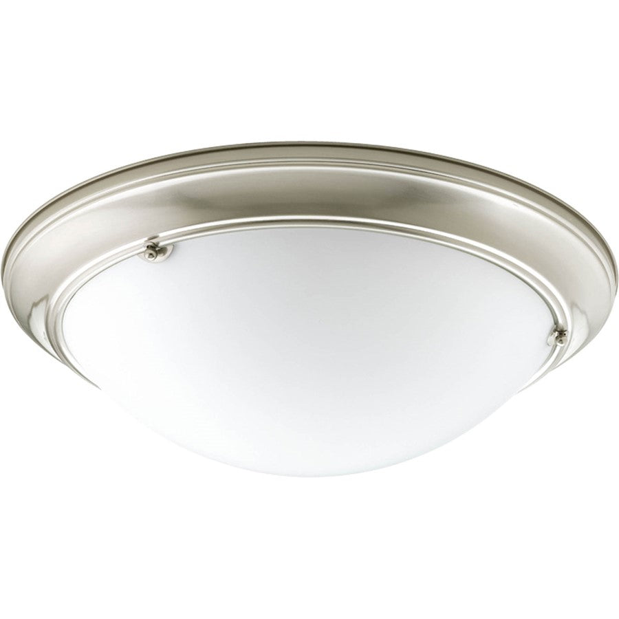 Progress Eclipse Semi-Flush Fixture, Brushed Nickel