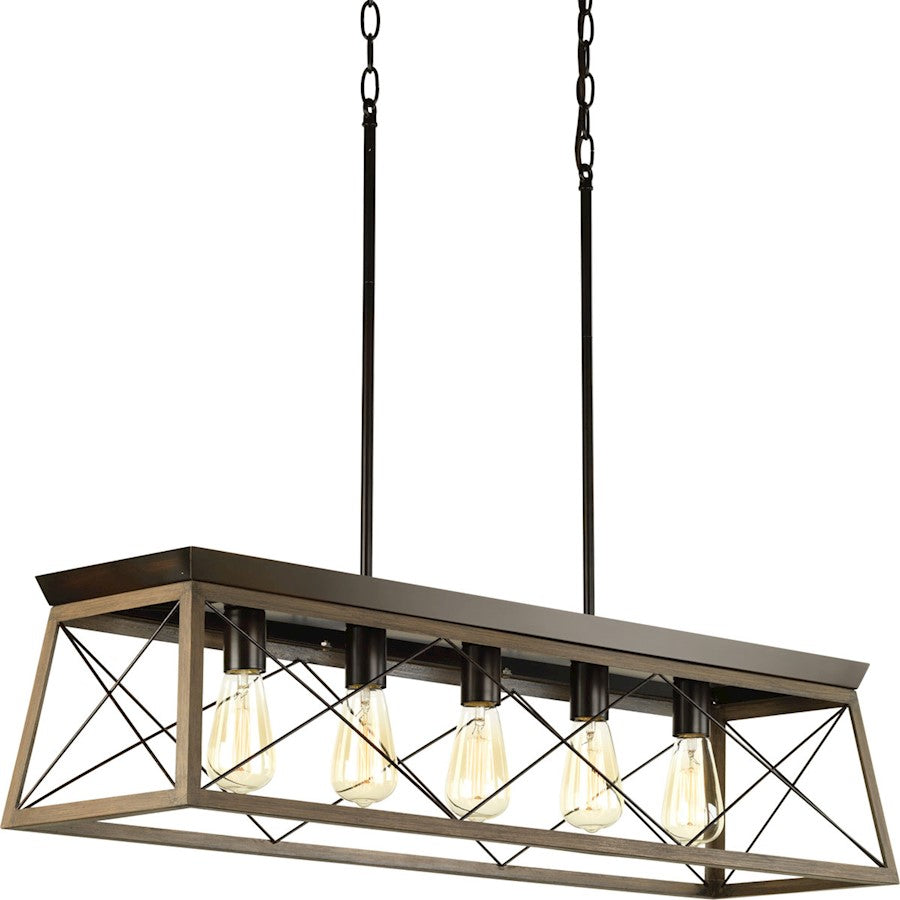 5 Light Linear Chandelier