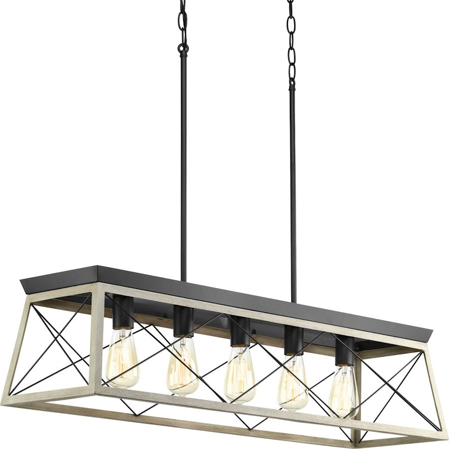 5 Light Linear Chandelier