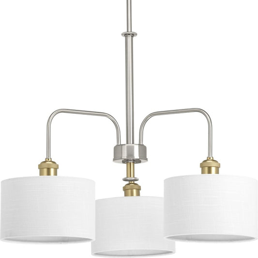 Cordin Chandelier, Brushed Nickel