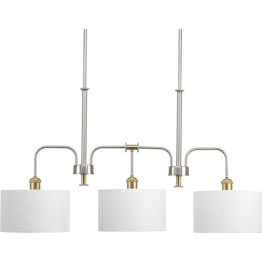 Progress Lighting Cordin 3-Light Island Light, Brushed Nickel