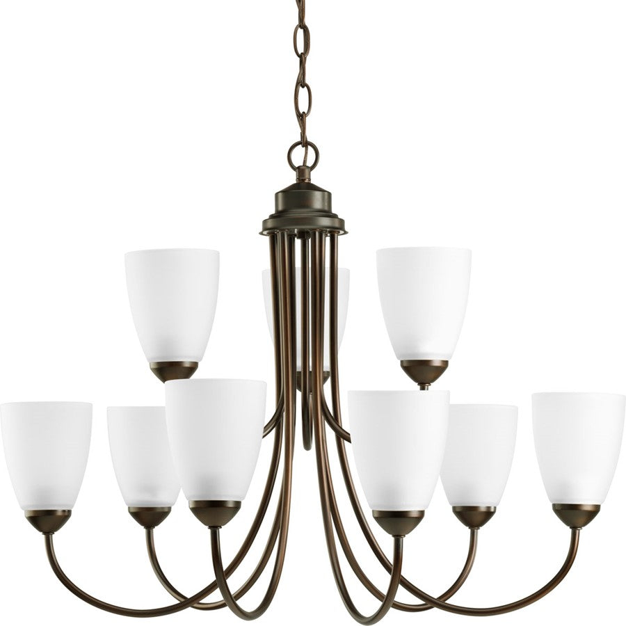 9 Light Two Tier Chandelier