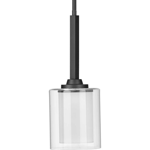 Progress Lighting Kene Graphite 1-Light Mini-Pendant, Clear Glass - P500103-143