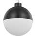 Progress Lighting Globe Black Large LED Pendant, Opal - P500148-031-30