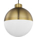 Progress Lighting Globe Bronze 1-Light LED Pendant, Opal - P500148-109-30