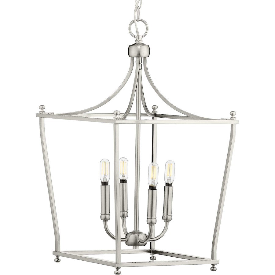 Progress Lighting Parkhurst Brushed Nickel 4-Light Foyer - P500214-009