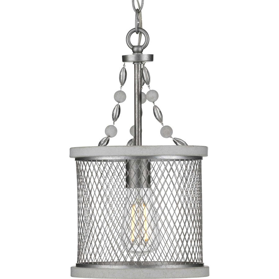 Progress Lighting Austelle 1-Light Galvanized Mini-Pendant - P500228-141