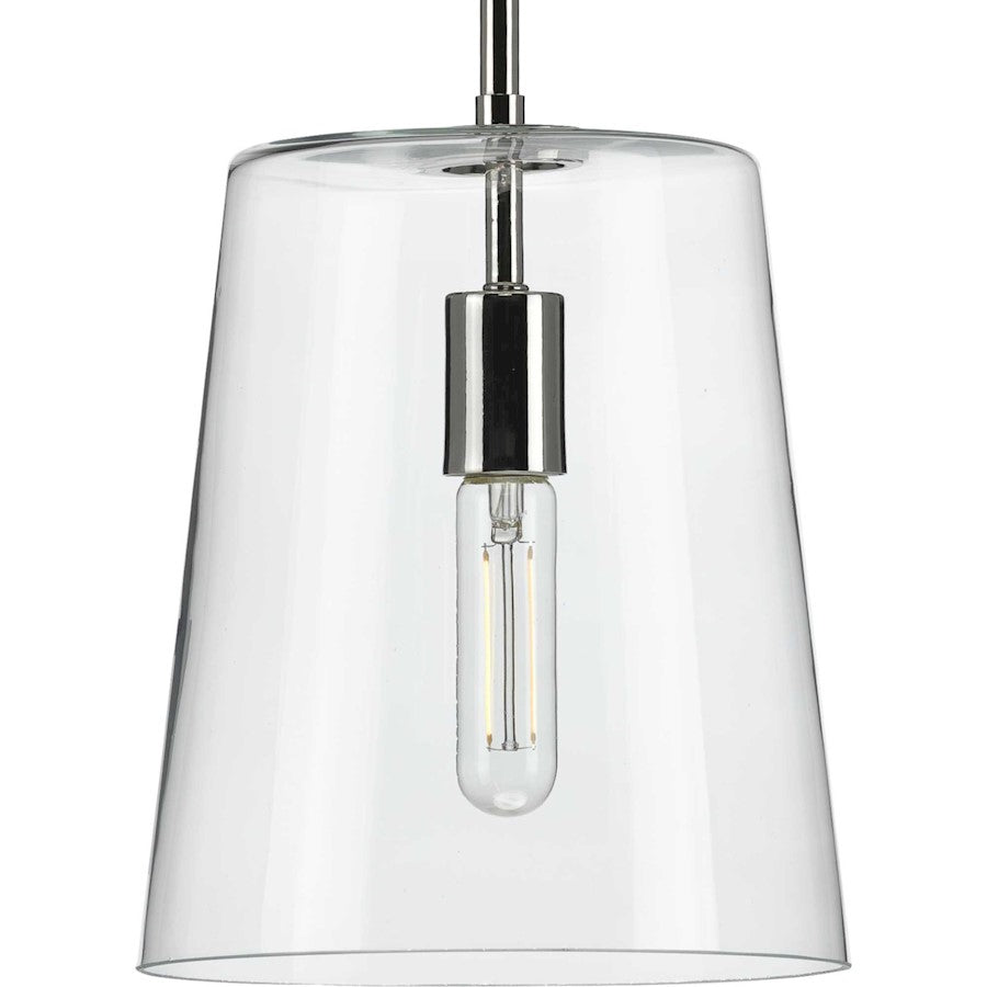 Progress Lighting Clarion Nickel 1-Light Small Pendant - P500241-104