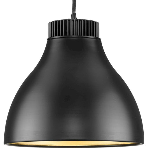 Progress Lighting Radian LED 10" Modern Black/Metal Pendant - P500372-31M-30