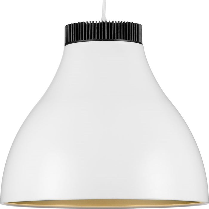 Progress Lighting Radian LED 14" Modern White/Metal Pendant - P500373-028-30